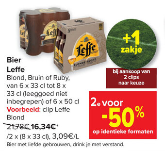 Carrefour Bier Leffe aanbieding