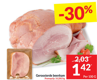 Intermarché Geroosternde Beenham 100g aanbieding