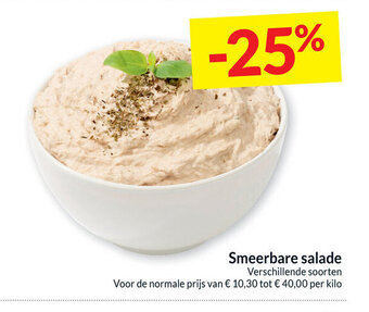 Intermarché Smeerbare Salade aanbieding