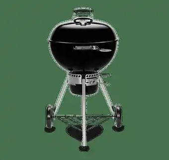 Makro Weber Houtskoolbarbecue Master Touch GBS E-5750 + gratis Weber Barbecuevork premium t.w.v. €24,99 aanbieding