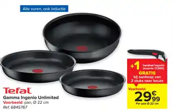 Carrefour Tefal Gamma Ingenio Unlimited aanbieding