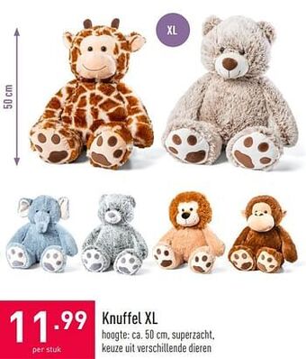 ALDI Knuffel xl aanbieding