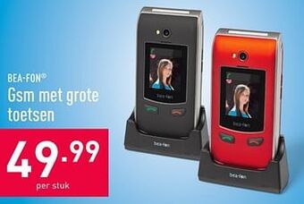 ALDI Bea-fon gsm met grote toetsen aanbieding