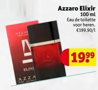 Kruidvat Azzaro elixir edt 100ml aanbieding