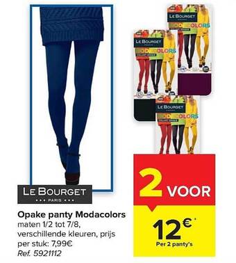 Carrefour Opake panty modacolors aanbieding