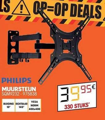 Electro Depot Philips muursteun aanbieding