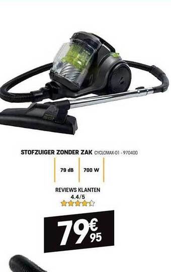 Electro Depot Stofzuiger zonder zak aanbieding