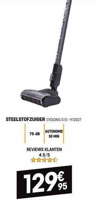 Electro Depot Steelstofzuiger aanbieding