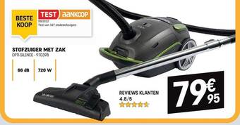 Electro Depot Stofzuiger met zak aanbieding