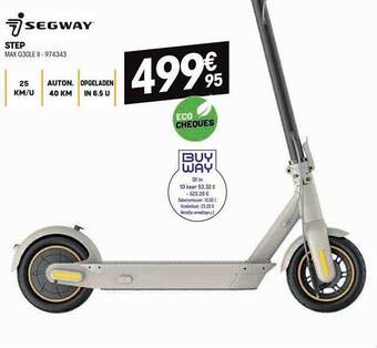 Electro Depot Segway step aanbieding