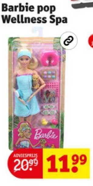 Kruidvat Barbie pop wellness spa aanbieding