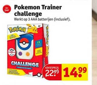 Kruidvat Pokemon trainer challenge aanbieding