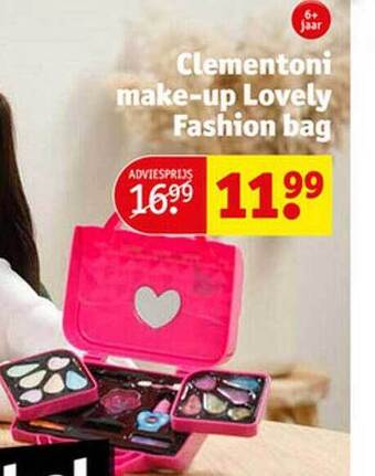 Kruidvat Clementoni make-up lovely fashion bag aanbieding