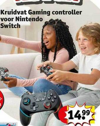 Kruidvat Kruidvat gaming controller voor nintendo switch aanbieding