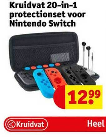 Kruidvat Kruidvat 20-in-1 protectionset voor nintendo switch aanbieding