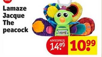 Kruidvat Lamaze jacque the peacock aanbieding