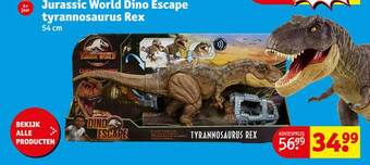 Jurassic world dino escape tyrannosaurus rex