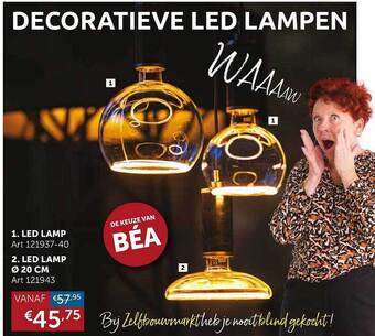 Zelfbouwmarkt Led lamp aanbieding