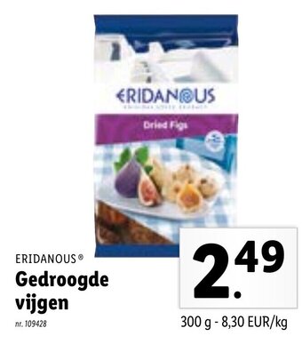 Lidl Gedroogde vijgen 300g aanbieding