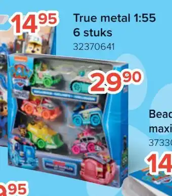 Euroshop Paw Patrol True Metal 1:55 6 Stuks 32370641 aanbieding