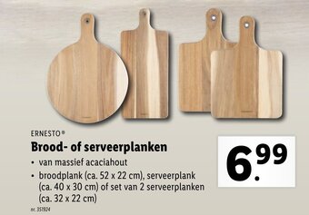Lidl Brood- of serveerplanken aanbieding