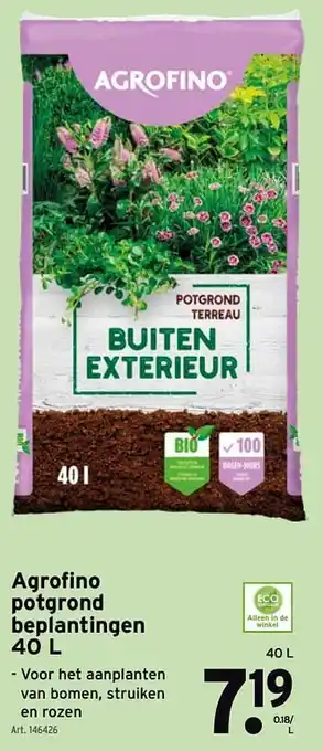 GAMMA Agrofino potgrond beplantingen aanbieding