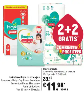 Delhaize Luierbroekjes of doekjes aanbieding