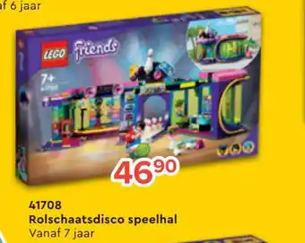 Euroshop Lego Friends 41708 Rolschaatsdisco Speelhal aanbieding