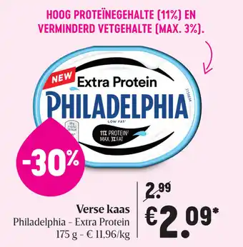 Delhaize Verse kaas Philadelphia - Extra Protein aanbieding