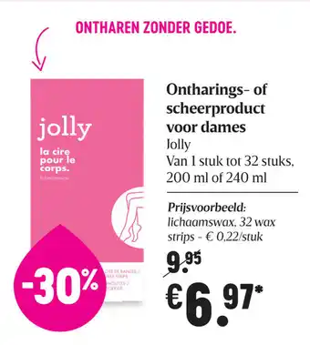 Delhaize Ontharings- of scheerproduct voor dames aanbieding
