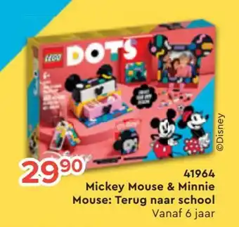 Lego Dots 41964 Mickey Mouse & Minnie Mouse: Terug Naar School