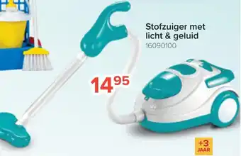 Euroshop Stofzuiger met Licht & Geluid 16090100 aanbieding