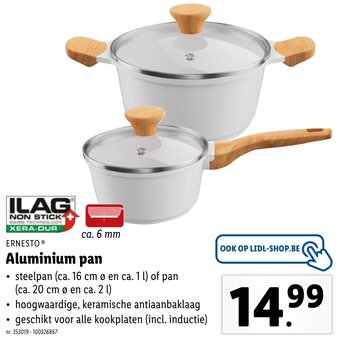 Lidl Aluminium pan aanbieding