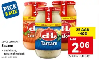 Lidl Sauzen 300ml aanbieding