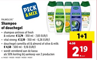Lidl Shampoo of douchegel aanbieding