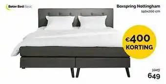 Beter Bed Boxspring nottingham aanbieding