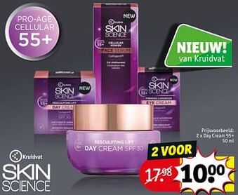 Kruidvat Day cream 55+ aanbieding