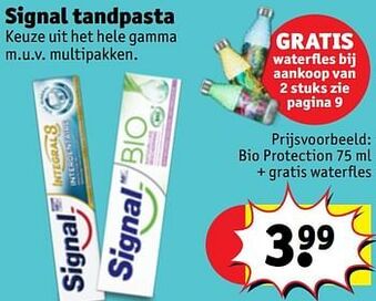 Kruidvat Signal tandpasta aanbieding