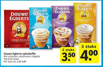 Albert Heijn Douwe Egberts oploskoffie aanbieding