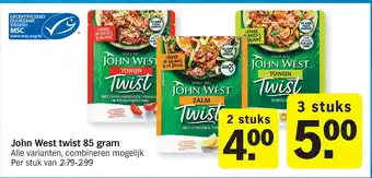 John West twist 85 gram
