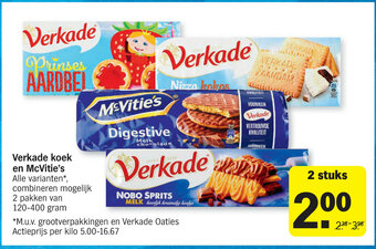 Verkade koek en McVitie's