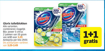 Albert Heijn Glorix toiletblokken aanbieding