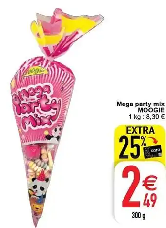 Cora Mega party mix moogie 300g aanbieding