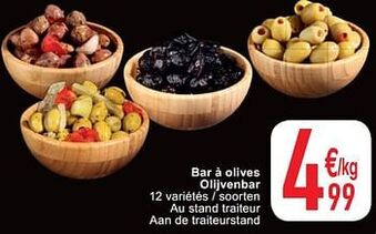 Cora Bar à olives olijvenbar aanbieding
