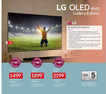 Selexion Lg 4k oled evo smarttv aanbieding