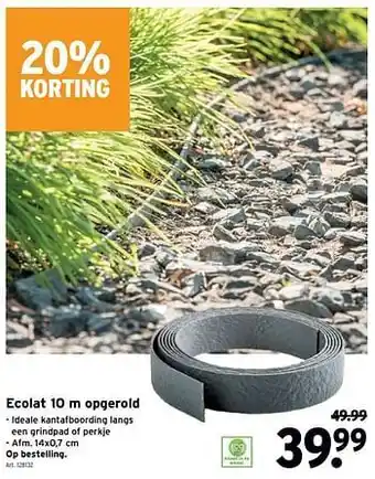 GAMMA Ecolat 10 m opgerold aanbieding