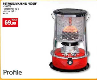 Hubo Petroleumkachel egon aanbieding