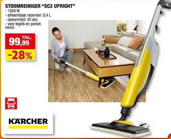 Hubo Stoomreiniger sc2 upright aanbieding