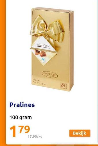 Action Pralines aanbieding
