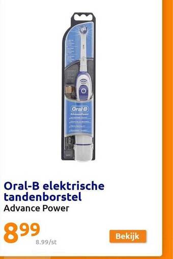 Action Oralb elektrische tandenborstel aanbieding